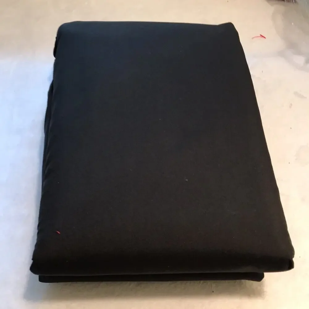 NWOT. Navy Blue Microfiber Bed Skirt. King
